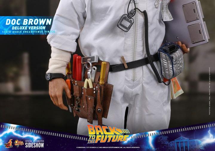 Image du produit Hot Toys Retour vers le futur "Doc Brown - Version Deluxe" Figurine 1/6