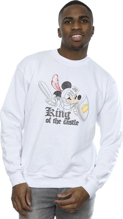 Actual product image Disney Mens Mickey Mouse King Of The Castle Sweatshirt (XXL)