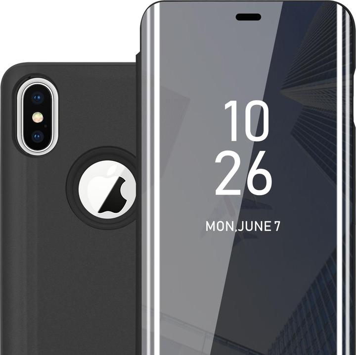 Actual product image Cadorabo Book Smart View Mirror Cover (Apple iPhone X)