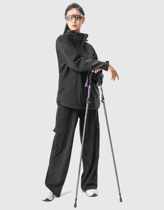 Produktbild Qunature Other goods Nordic Walking Trekking Poles Aluminum 110 - 130 cm - Purple (110 - 130 cm)