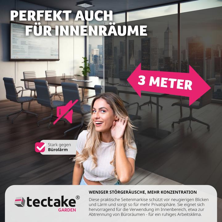 Immagine prodotto tectake Tenda laterale (3 m)