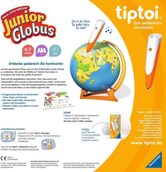 Actual product image tiptoi Jun.Globe '22 (German)