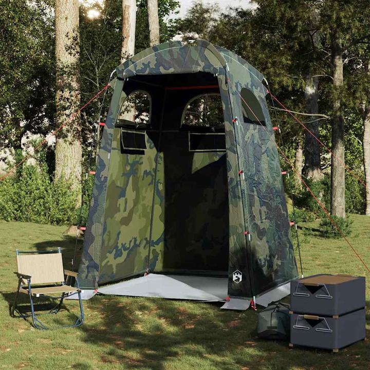 Produktbild VidaXL Duschzelt Camouflage Wasserfest (3.70 kg)