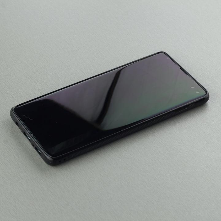 Immagine prodotto PhoneLook Coprire gli occhiali da gatto in silicone nero rosso blu (Samsung Galaxy S10+)
