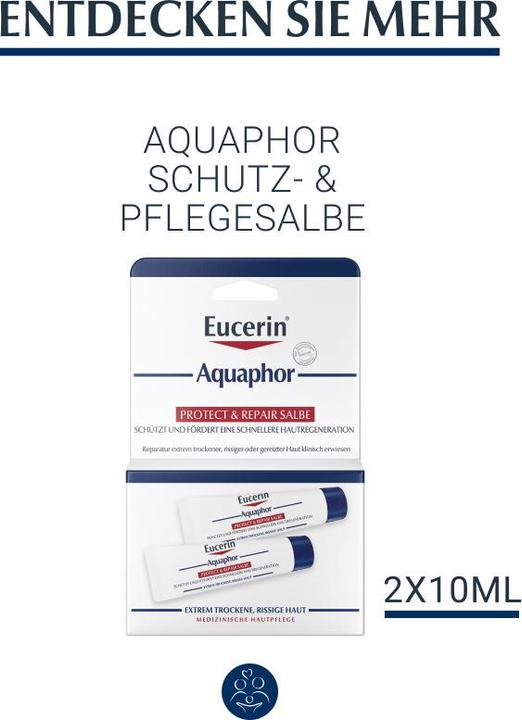 Actual product image Eucerin Aquaphor protection & care ointment (Body cream, 45 ml)