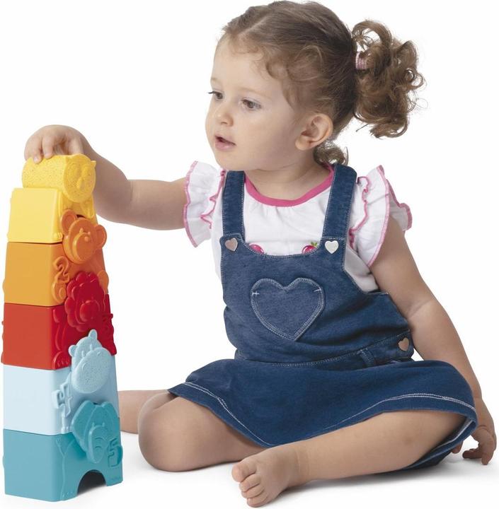 Productafbeelding Chicco Dieren Eco+ stapelspeelgoed
