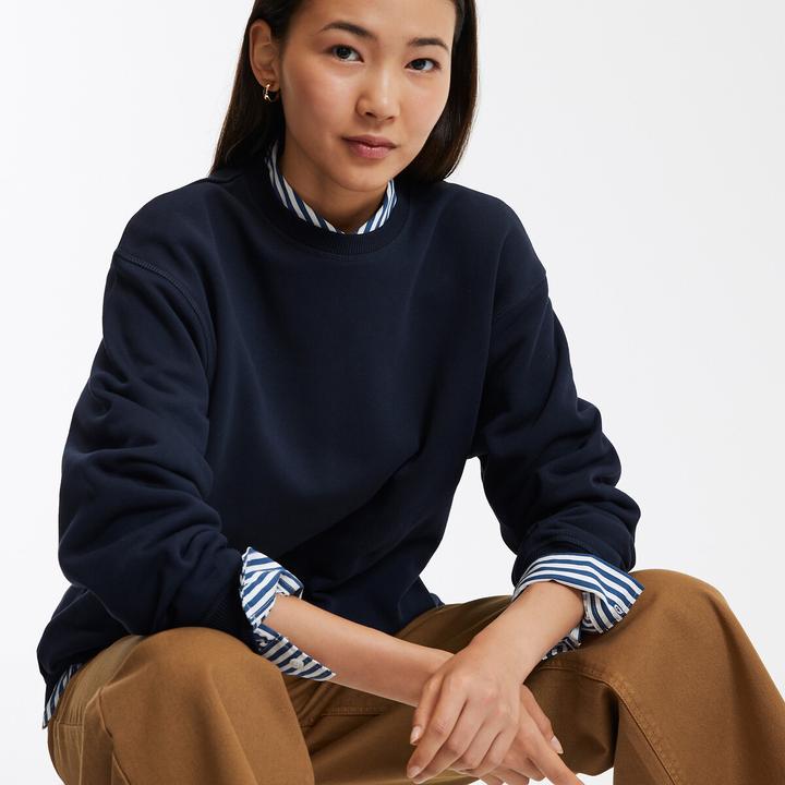 Produktbild La Redoute Collections Sweatshirt mit rundem Ausschnitt (M)