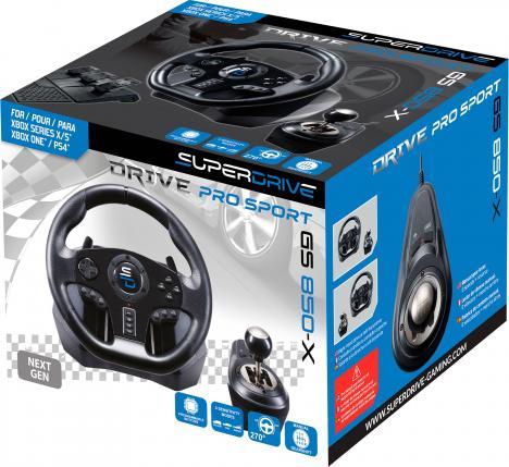 Produktbild Subsonic Superdrive Drive Pro Sport GS850-X (Xbox One S, Xbox One X, Xbox Series X, Xbox Series S, PS4)