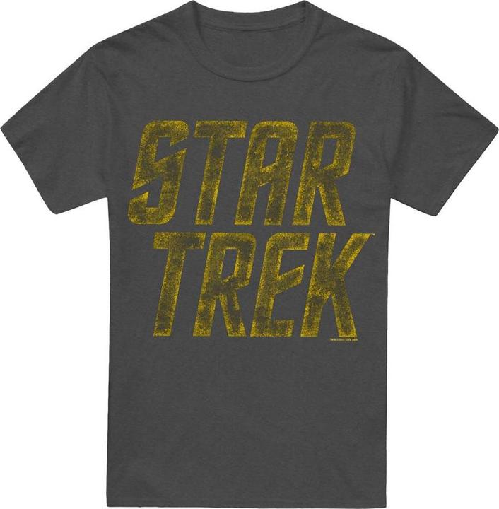 Actual product image Unisex Adult Distressed Logo T-Shirt (M)