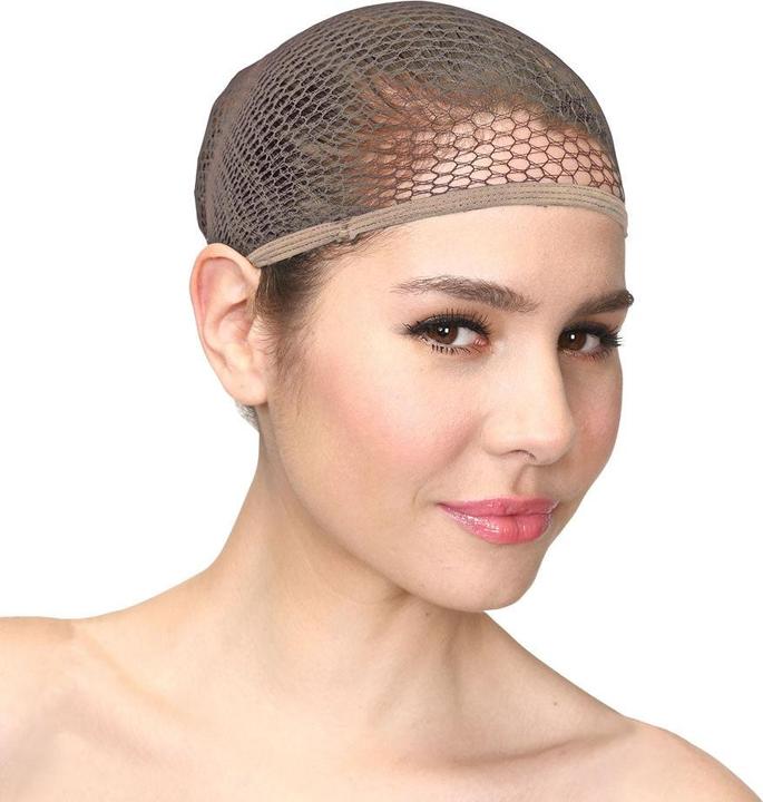 Actual product image Wicked Costumes Beige hairnet to cover the hair for wigs