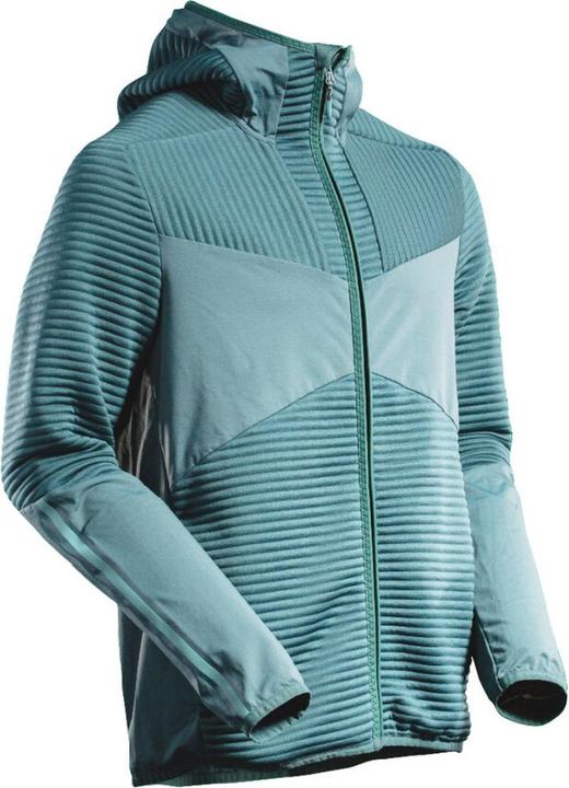 Immagine prodotto Mascot Maglia in pile con cappuccio e zip verde bosco chiaro, taglia L (L)