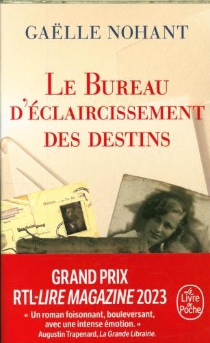 Produktbild Le bureau d'éclaircissement destins (Französisch, Gaëlle Nohant, 2024)