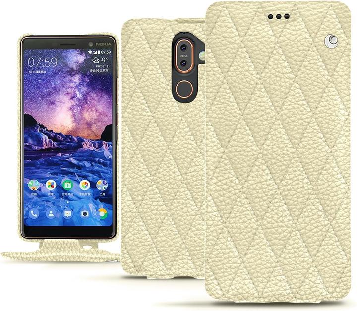 Actual product image Noreve Leather cover vertical (Nokia 7 Plus)