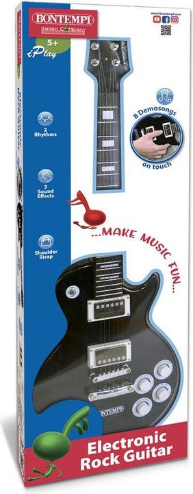 Produktbild Bontempi E-Rock-Gitarre Schwarz (Deutsch, Französisch, Italienisch, Englisch)