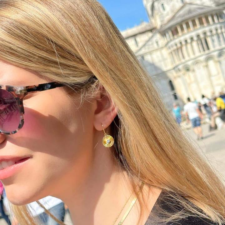 Image du produit Candy Boucles d'oreilles Devon, argent sterling 925, plaqué or (Plaqué or 18k, Argent sterling 925)
