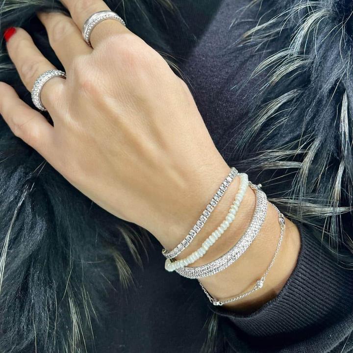 Actual product image Candy Mavi bangle, 925 sterling silver (925 Sterling silver, 925 sterling silver)