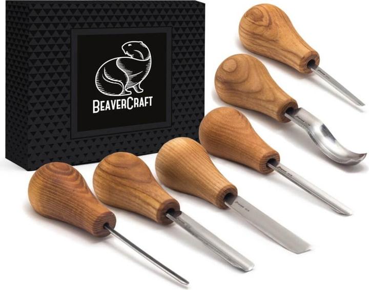 Immagine prodotto Beaver Craft BeaverCraft Set per sculture in legno o.6 Scalpello a palma