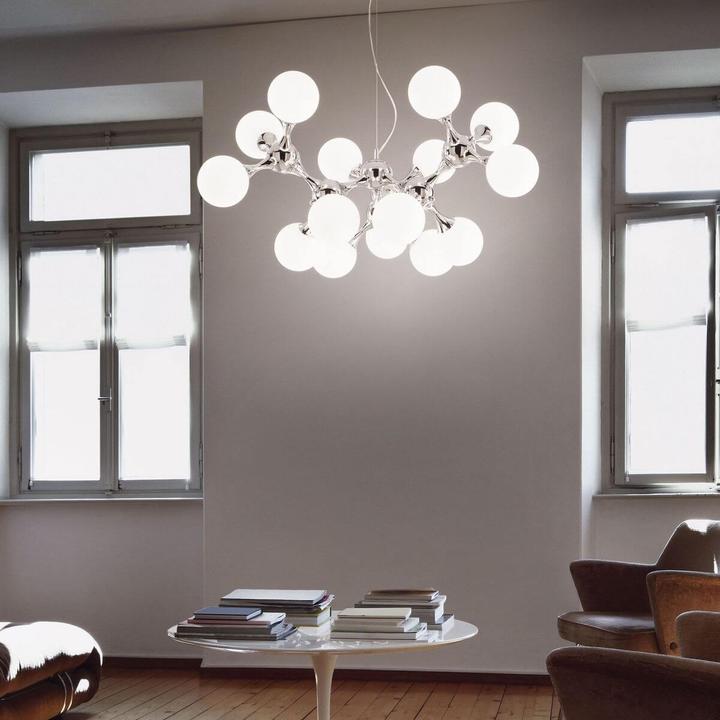 Immagine prodotto Ideal lux NODI lampada a sospensione E14 15 vie ⌀1050mm dimmerabile bianco 082073 (E14)