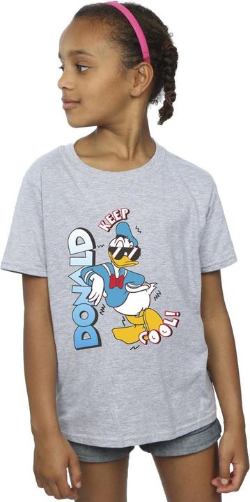 Actual product image Disney Girls Donald Duck Cool Cotton T-Shirt (128)