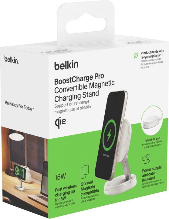 Produktbild Belkin Boost Charge Pro Qi2 magnetische Ladestation (15 W)
