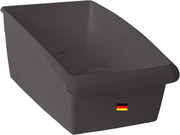 Image du produit Novaliv Boîte à soupe grand tiroir Organisateur de cuisine - 25 x 16 cm GRIS ANTHRACITE