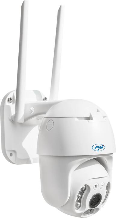 Actual product image PNI IP65 live PTZ video surveillance camera 5 MP, GSM 4G, micro SD card slot, motion detection