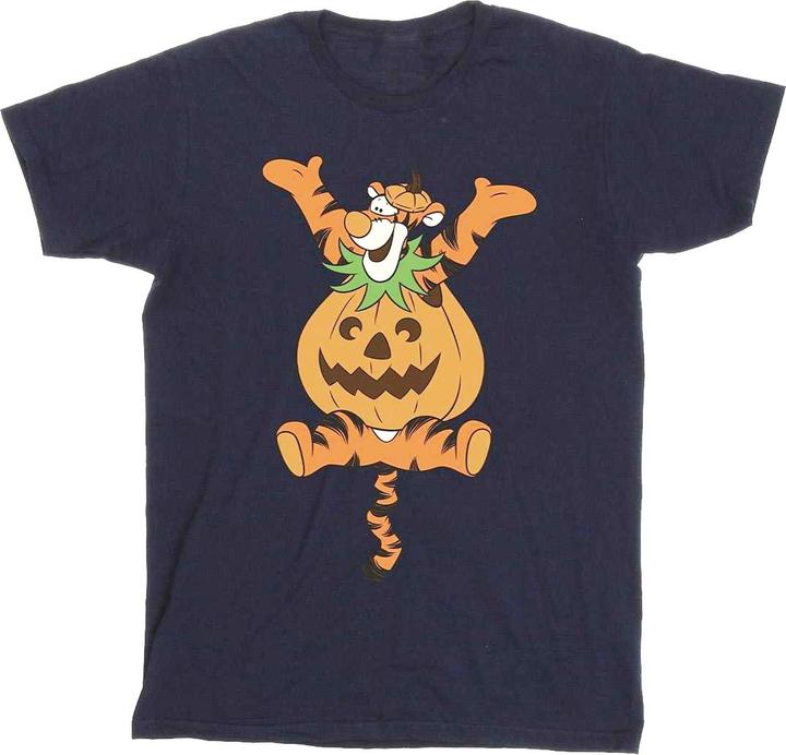 Actual product image Winnie the Pooh Mens Tigger Pumpkin Cotton T-Shirt (L)