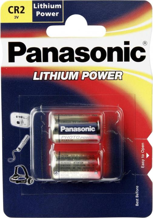 Produktbild Panasonic Photo Lithium CR2 (2 Stk., CR2, 850 mAh)