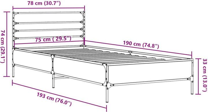 Produktbild VidaXL Katie (75 x 190 cm)