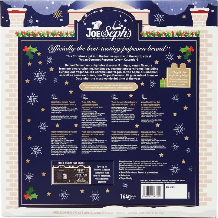 Actual product image Joe & Seph's Vegan Popcorn Advent Calendar (164 g)