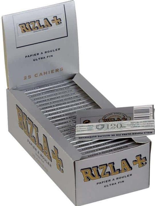 Actual product image Rizla Silver short ultra thin
