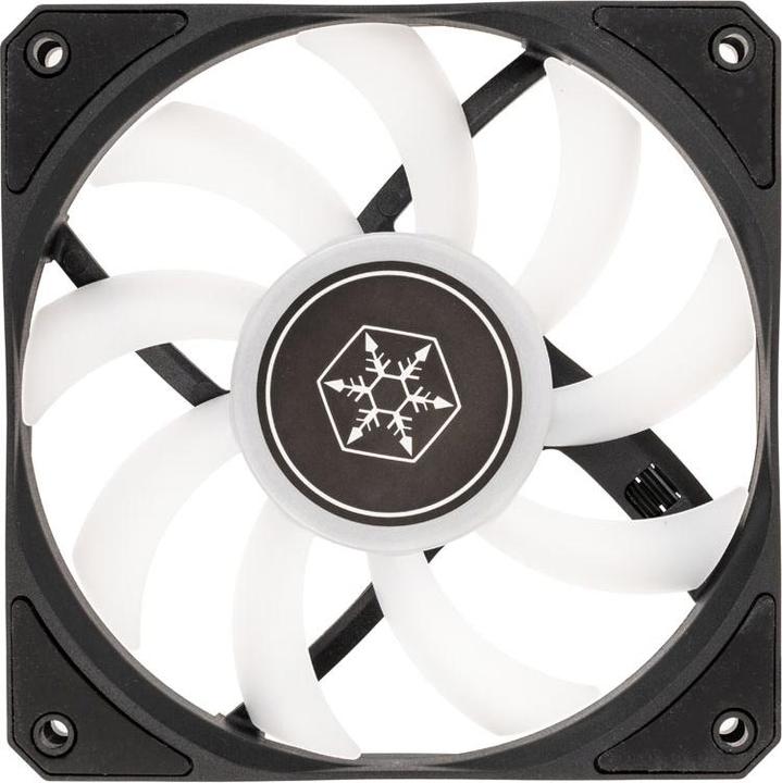 Actual product image Silverstone SST-AS120B-ARGB, RGB fan (120 mm, 1 x)
