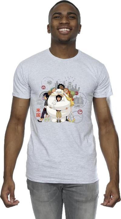 Immagine prodotto Disney Big Hero 6 Baymax Group Hug Maglietta Uomo (XXL)