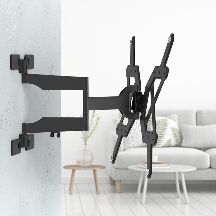 Produktbild Hama TV-Wandhalterung, schwenkbar, neigbar, extra flach, 165 cm (65") bis 30 kg (Wand, 65", 30 kg)