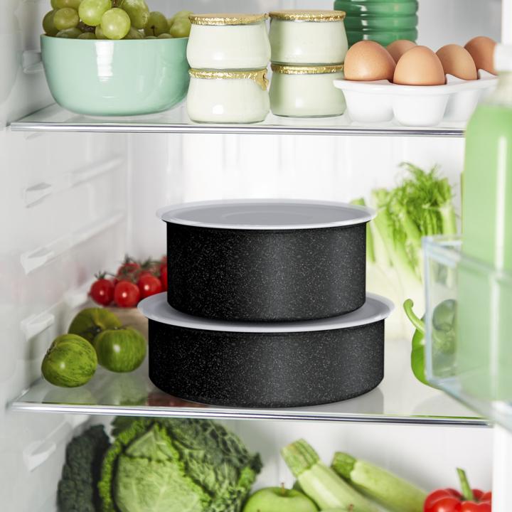Actual product image Tefal Ingenio Black Stone (28 cm, Pan set + pot set, Aluminium)