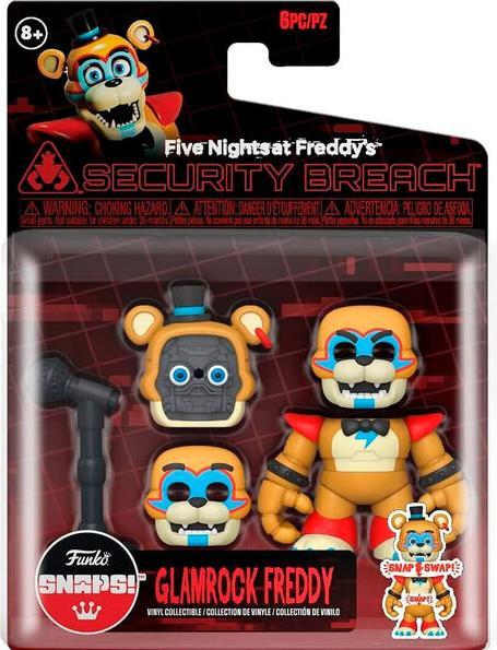 Produktbild Funko Five Nights at Freddy's Snap Actionfigur Glamrock Freddy 9 cm