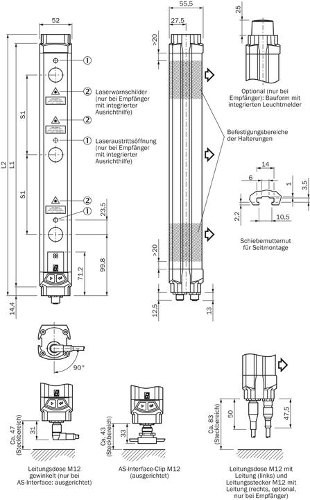 Produktbild Sick Sicherheitslichtschranke (7.50 m)