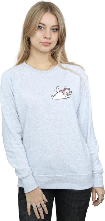 Actual product image Disney Womens/Ladies Aristocats Marie Sweet Backside Breast Print Sweatshirt (XL)