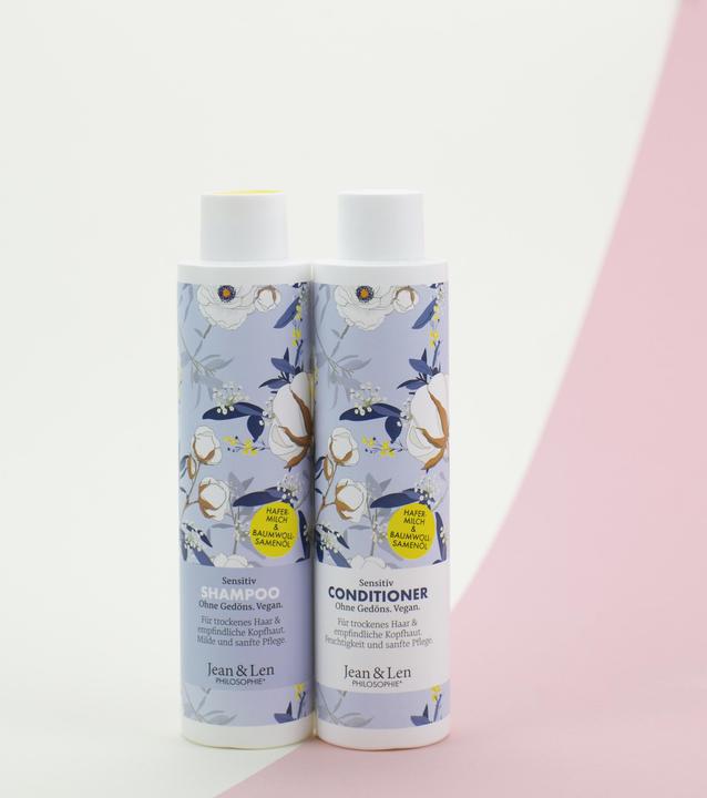 Image du produit Jean & Len Après-shampooing, lait d'avoine et coton, 300 ml (300 ml)