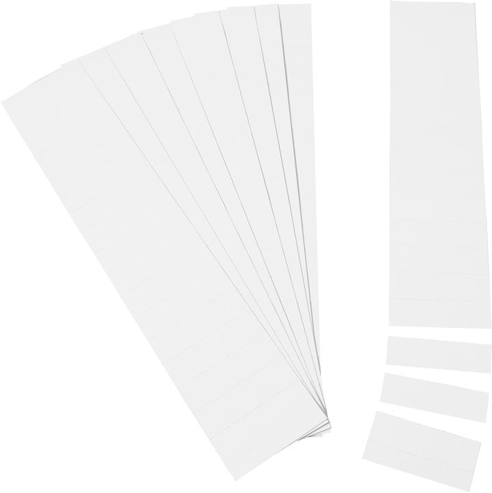 Ultradex Einsteckkarten für 20mm Einsteckschiene 70x17mm VE=170 Stück weiss
