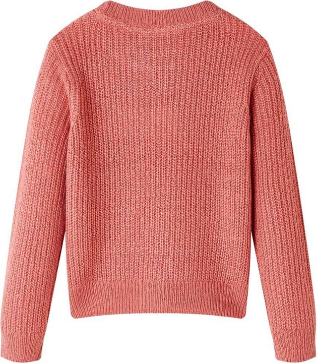 Actual product image VidaXL Children's jumper knitted mid pink 104,Material: 67 (104)