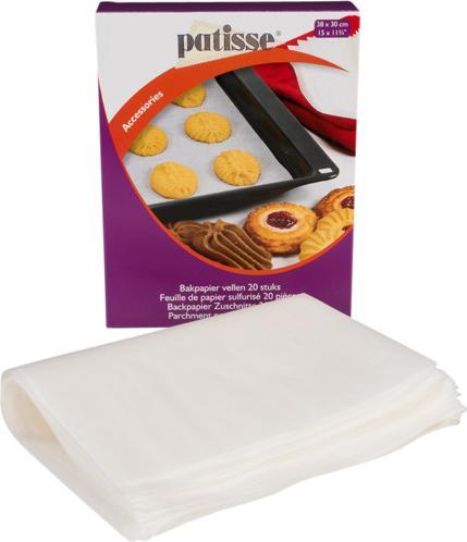 Produktbild Patisse Backpapier Blätter 38 x 30 cm 20 Stück (38 x 30 cm)