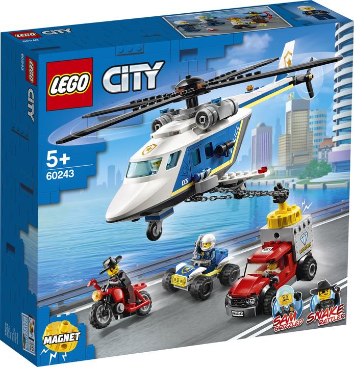 Produktbild LEGO Verfolgungsjagd mit dem Polizeihubschrauber (60243, LEGO City)