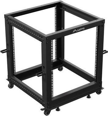 Produktbild Lanberg OPEN RACK 19 12U 600X600-1100 REGULOWANY CZARNY (19 Zoll Rack)
