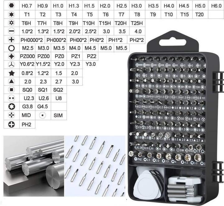 Image du produit Apfelkiste Kit de réparation professionnel pour appareil mobile - Tournevis & outil d'ouverture avec boîte de