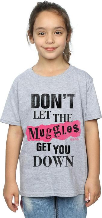 Actual product image Girls Muggles Clippings Cotton T-Shirt (104)