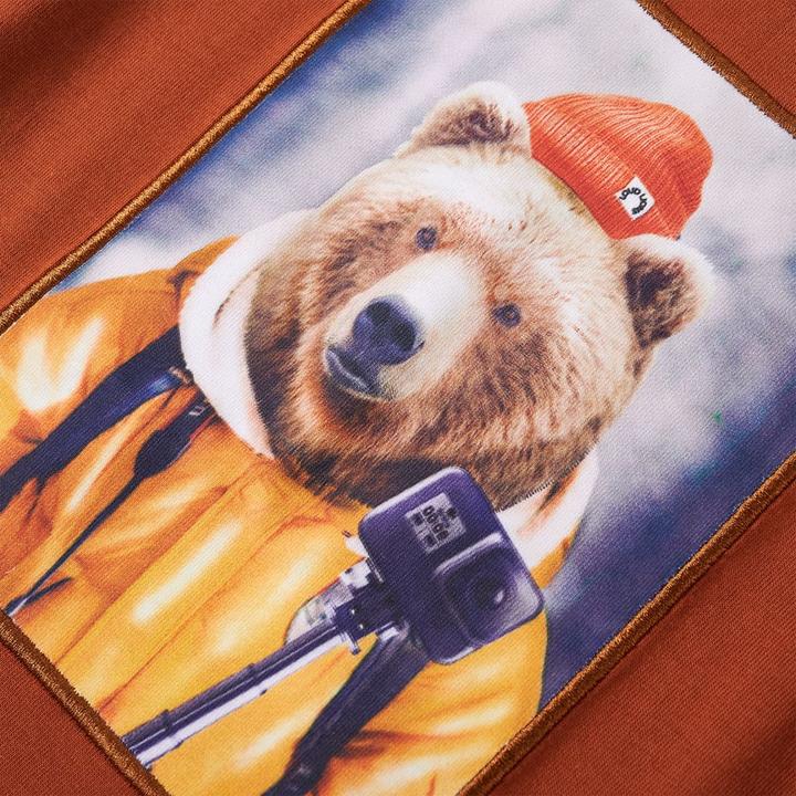 Produktbild VidaXL Kinder-Langarmshirt Dunkelorange 104,Material: 100 (104)