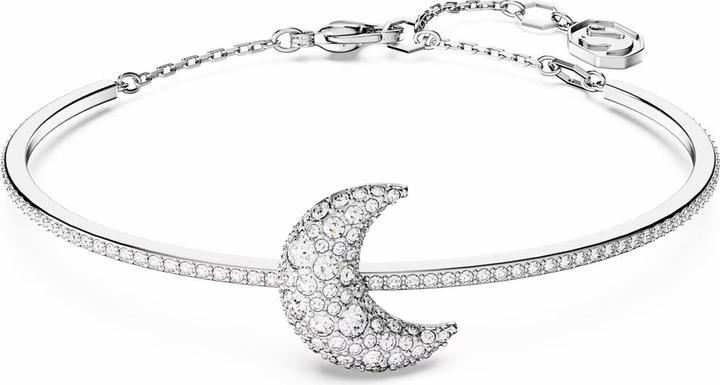 Immagine prodotto Swarovski Bangle Luna Bianco (17 cm, Metallo Swarovski)