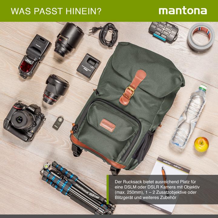 Produktbild mantona Luis junior Retro Fotorucksack (Fotorucksack, 29.70 l)