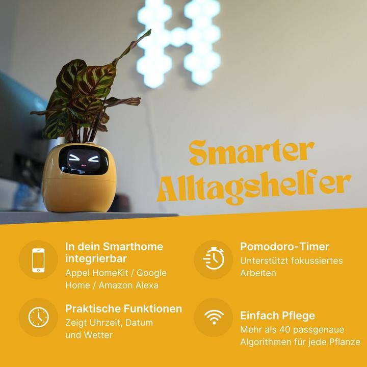 Produktbild Hermex Elektronischer Blumentopf Smarter Blumentopf (11 cm)